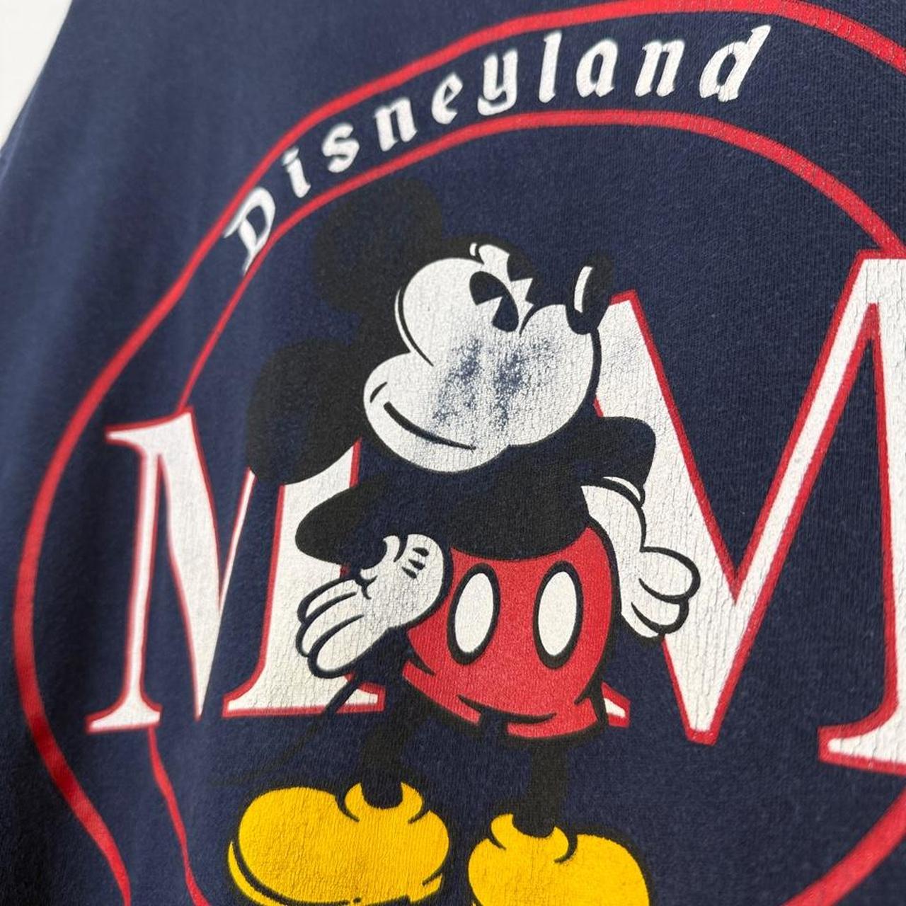 Vintage 90s Disneyland Mickey Mouse Est. 1955 Navy Blue T Shirt (XL)
