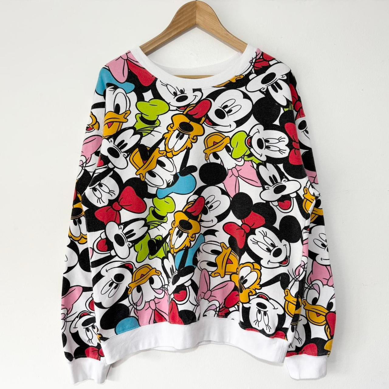 Disney Characters All Over Sweatshirt (M)
