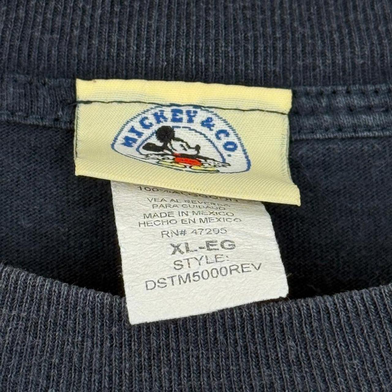 Vintage 00s Mickey Mouse Wings Dark Navy T Shirt (XL)