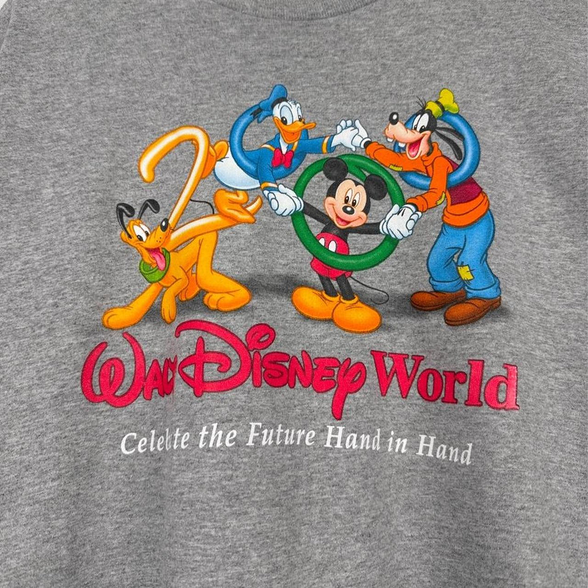 Vintage 2000 Walt Disney World Grey T Shirt (Youth XL/Adult M)