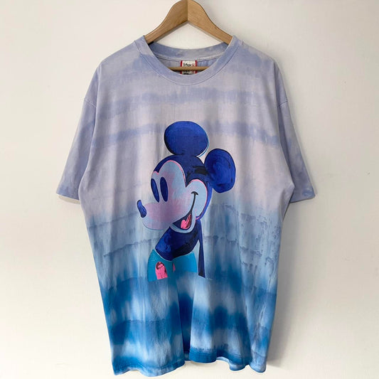 Vintage Mickey Tie Dye 90s T Shirt (XL)