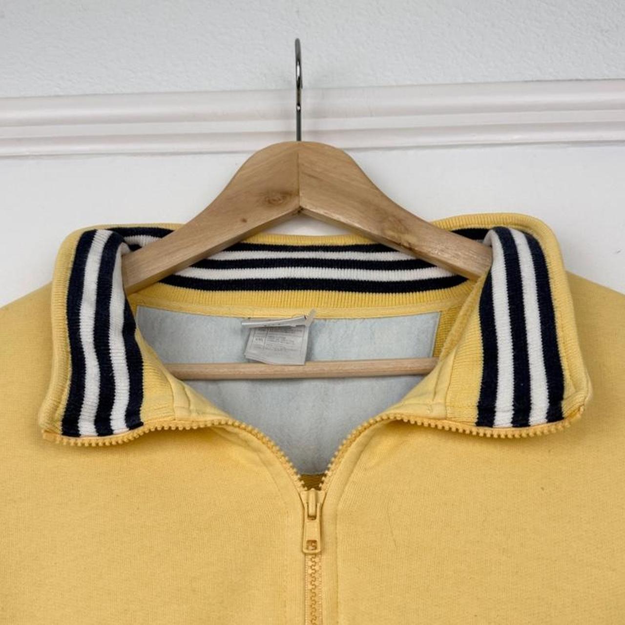 Vintage 00s Mickey Mouse Embroidered Yellow Quarter Zip (XXXL)