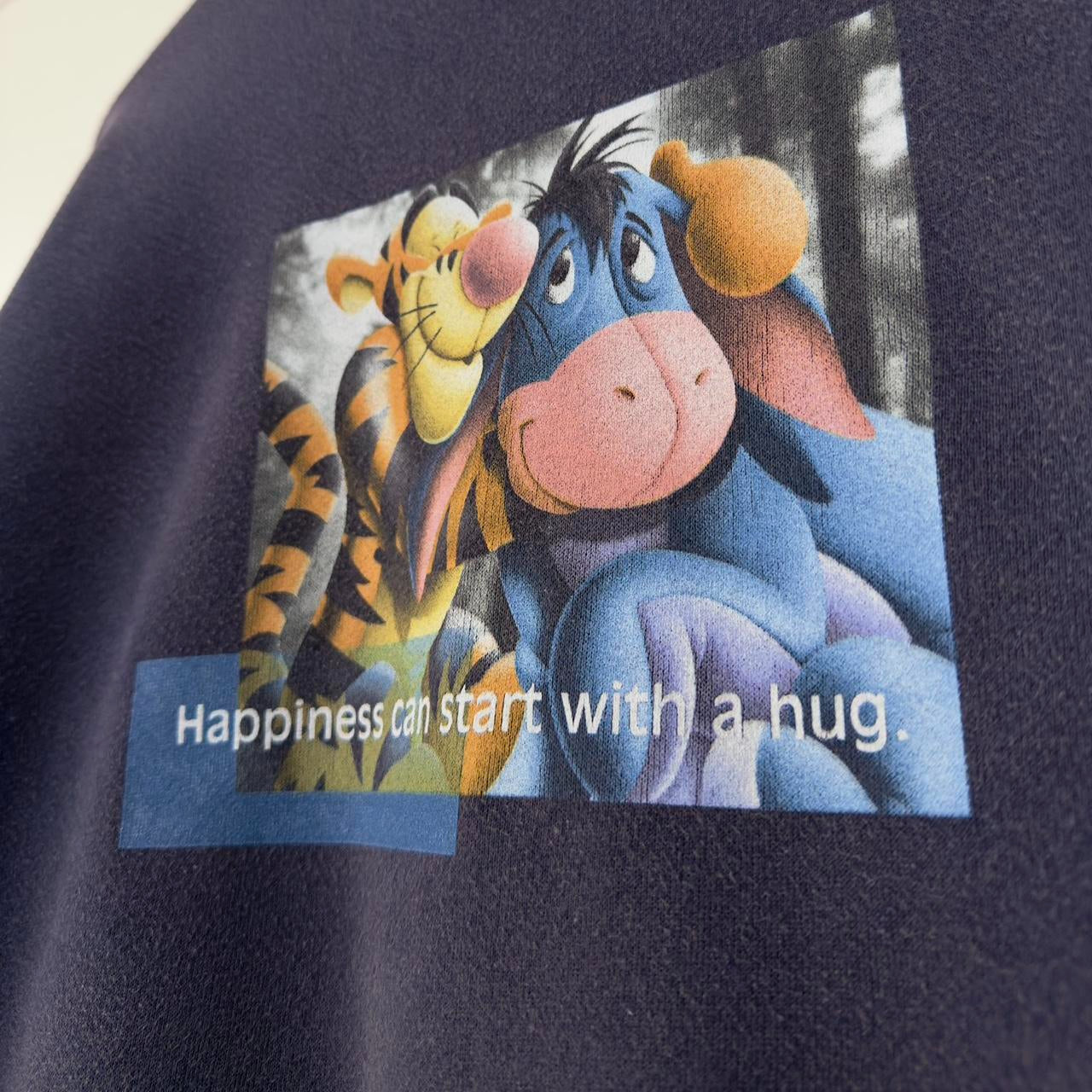 Vintage Tigger & Eeyore Happiness 00s Sweatshirt (M)