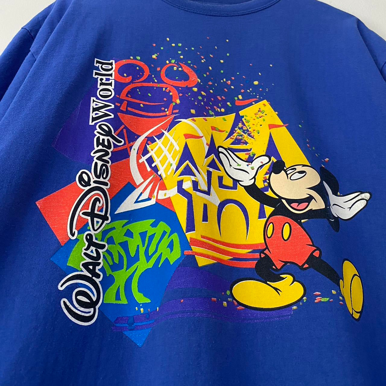 Vintage Walt Disney World Confetti 90s T Shirt (L)