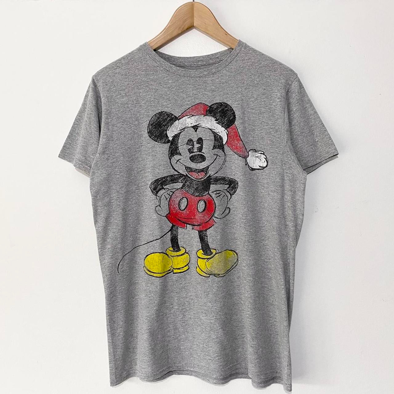 Disney Mickey Santa T Shirt (M)