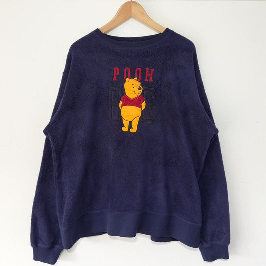 Vintage Pooh Disney Store 00s Fleece Sweatshirt (L/XL)