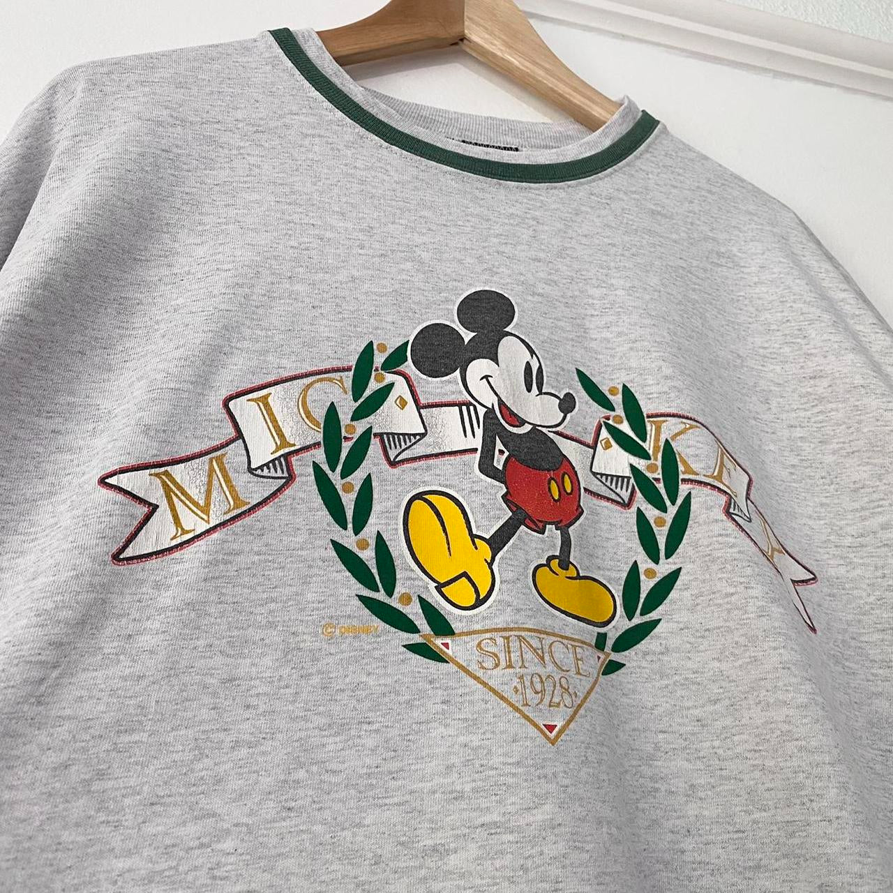 Vintage Mickey Wreath 90s T Shirt (XXL)