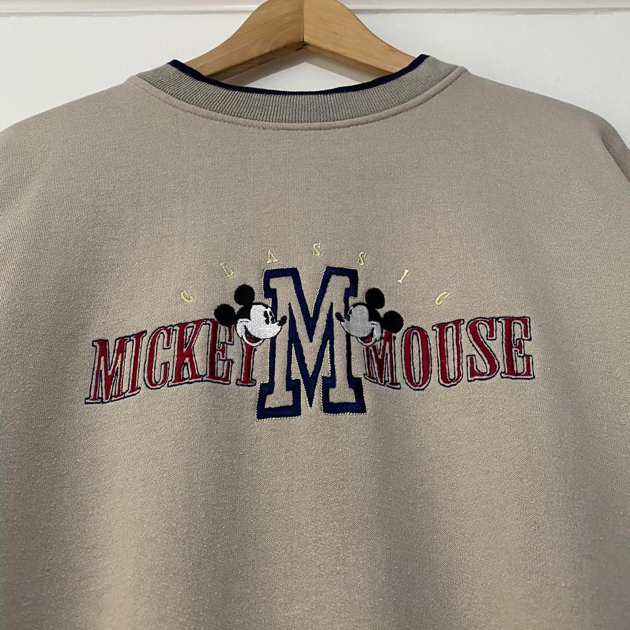 Vintage Mickey Mouse Embroidered 90s Sweatshirt (M)