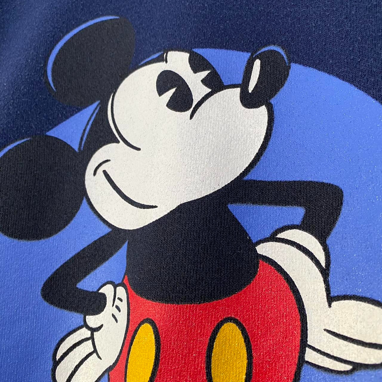 Vintage Mickey Mouse Navy 90s Sweatshirt (M)