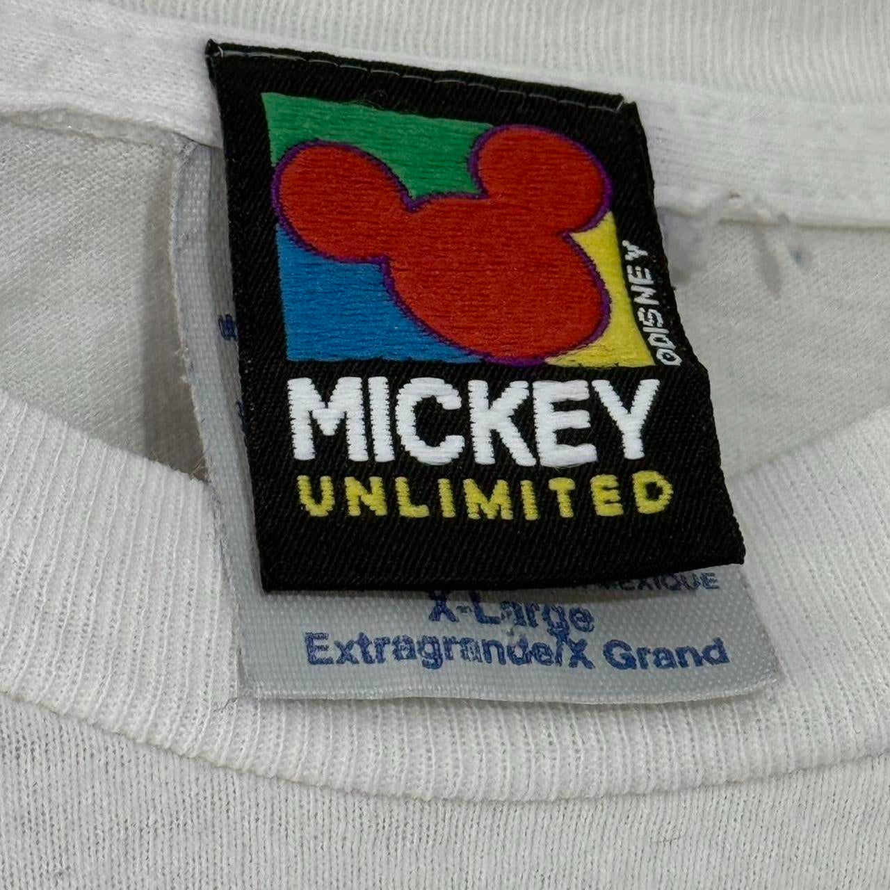 Vintage Mickey Embroidered 90s T Shirt (XL)
