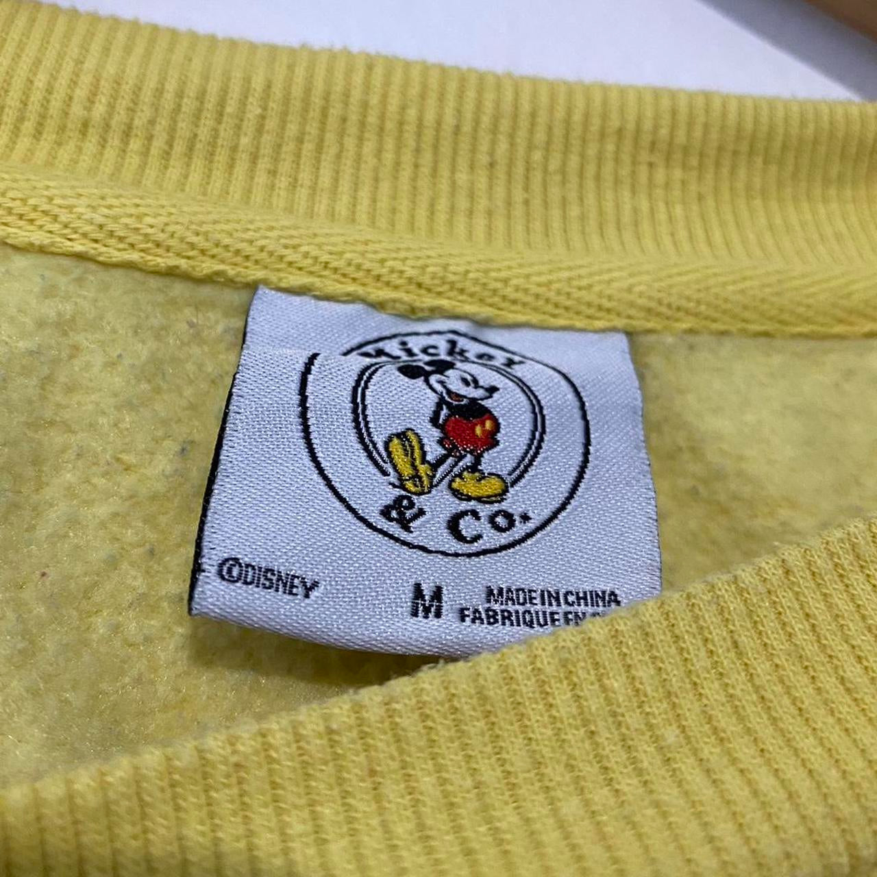 Rainbow Mickey & Co Yellow Sweatshirt (Petite M)