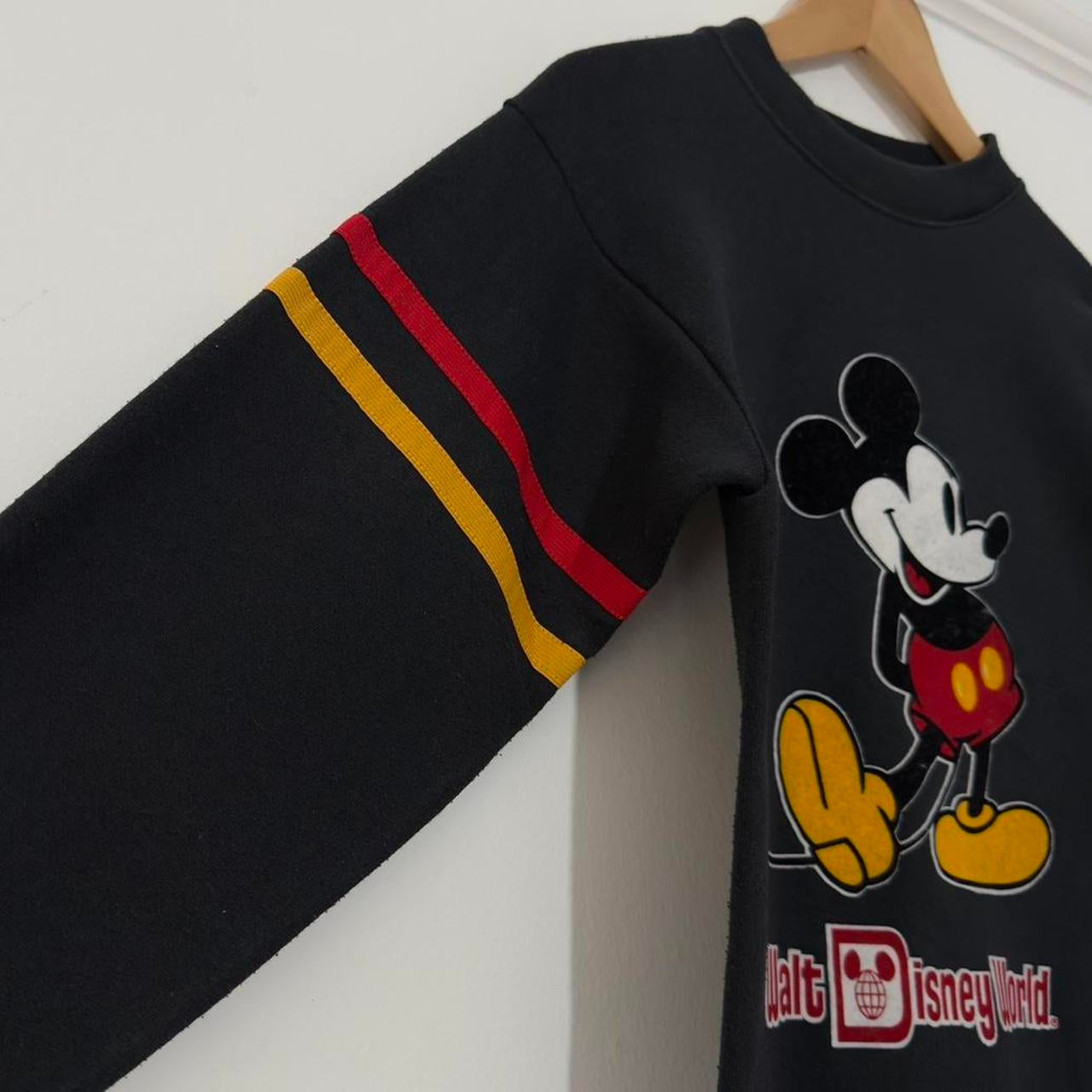 Vintage Walt Disney World Striped 90s Sweatshirt (XS)