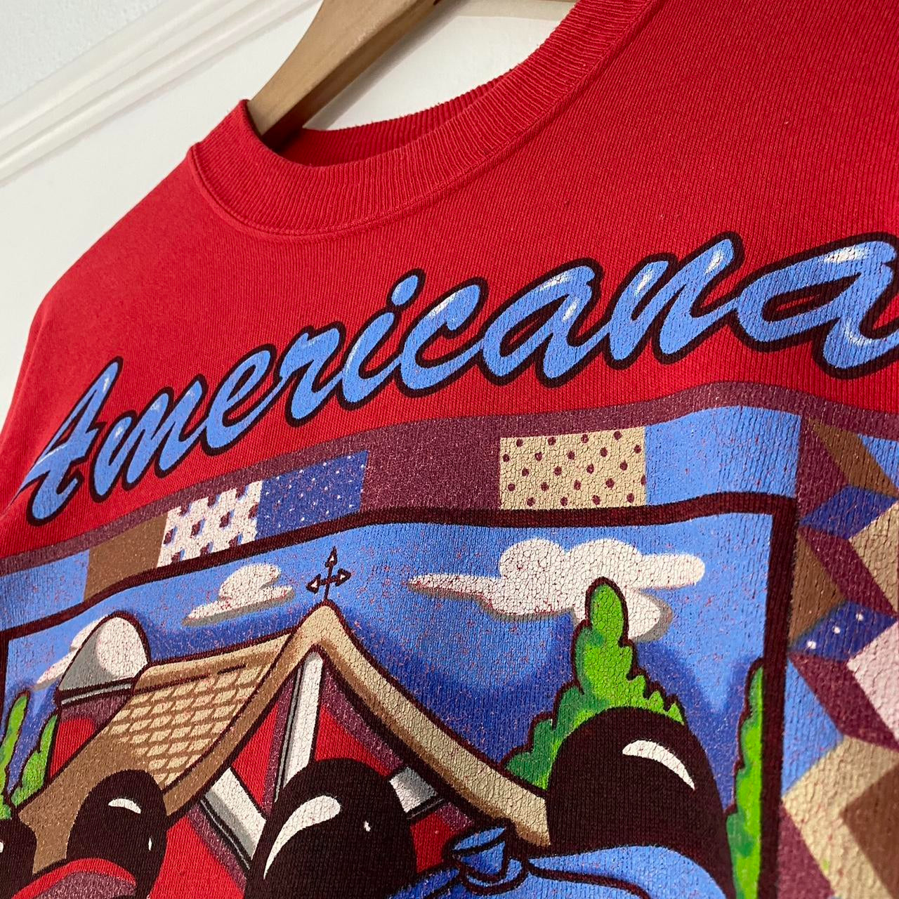 Vintage Americana Mickey 90s Sweatshirt (L)