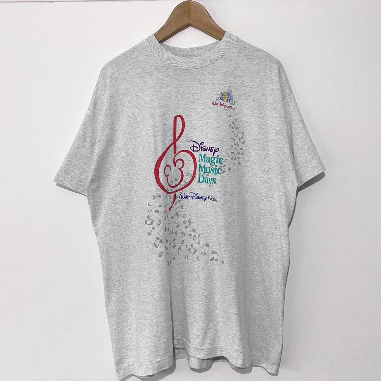 Vintage Disney World 25th Anniversary Music Days 90s T Shirt (XL)