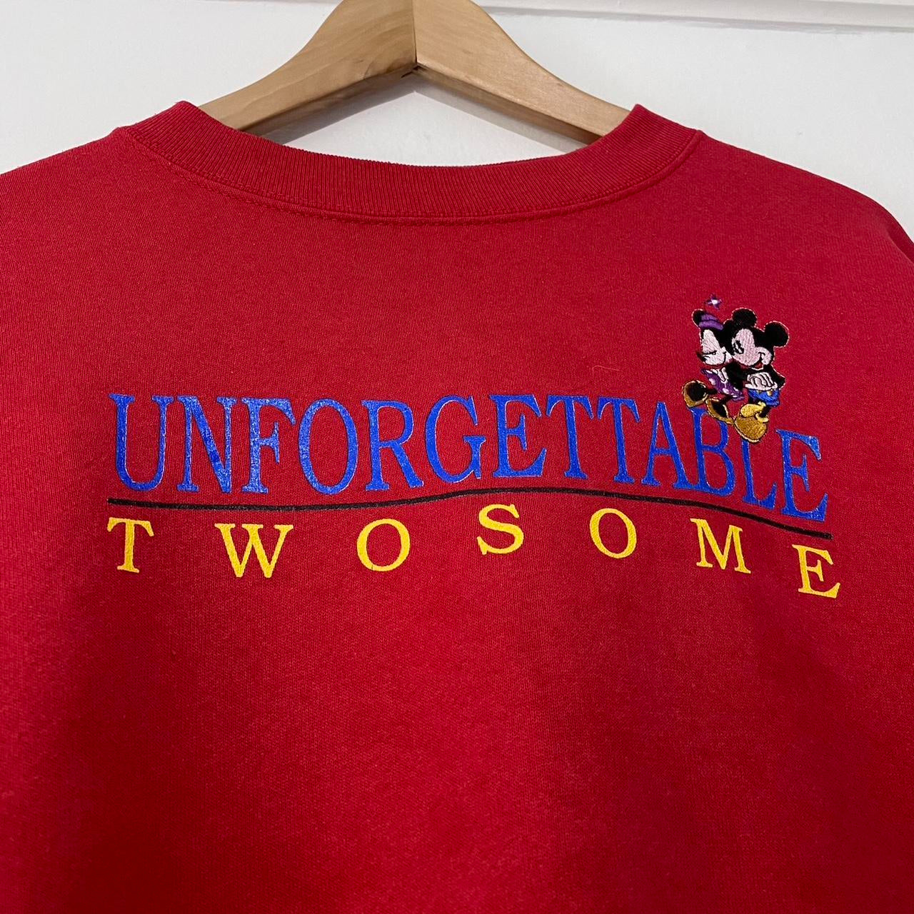 Vintage Disney Unforgettable Twosome Distressed 90s Sweatshirt (Boxy XL)