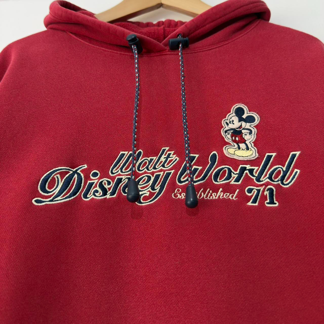 Vintage Walt Disney World Embroidered 00s Hoodie (L)