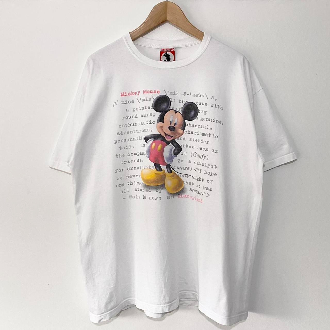 Vintage Mickey Mouse Definition 90s T Shirt (XL)