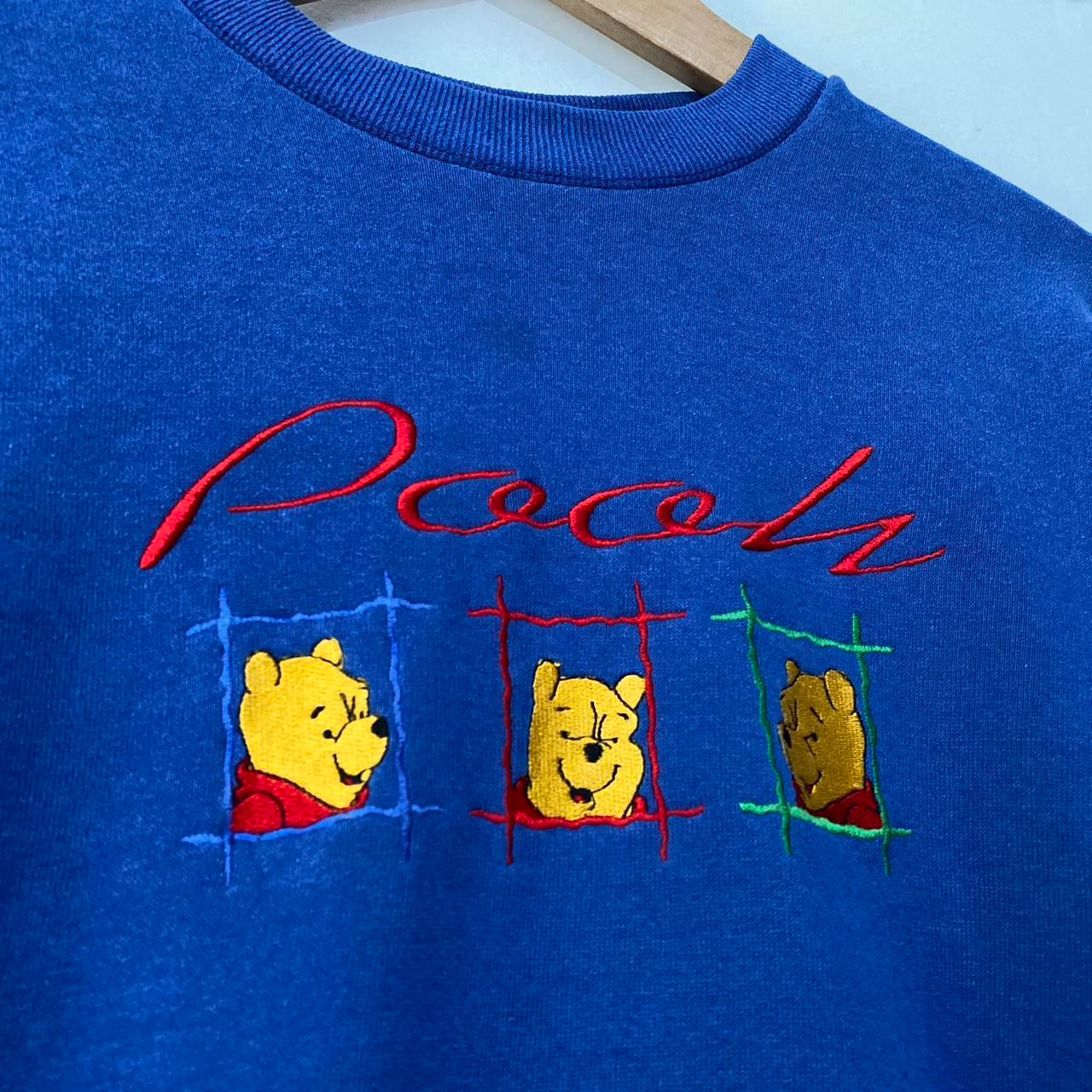 Vintage Pooh Blue 90s Sweatshirt (S)