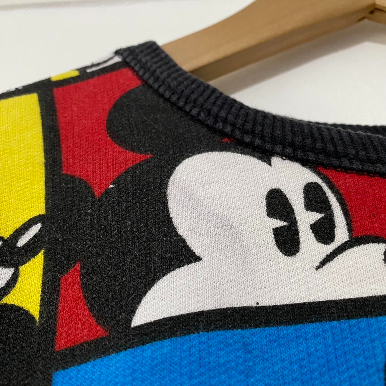 Vintage Mickey & Co Colour Squares Sweatshirt (M)