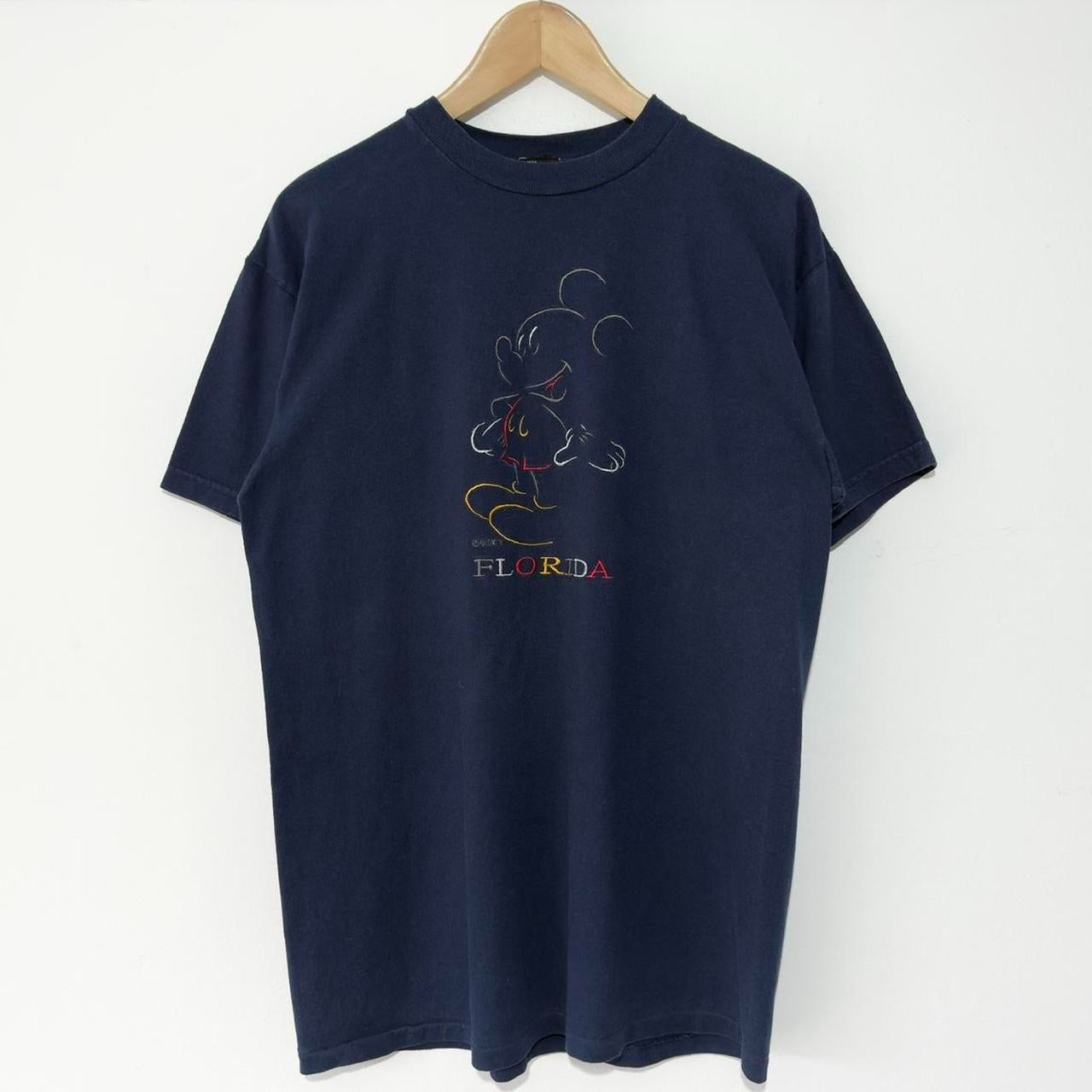 Vintage Mickey Florida Embroidered 90s T Shirt (M/L)