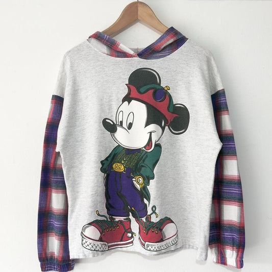 Vintage Mickey 90s Hoodie (Petite M)