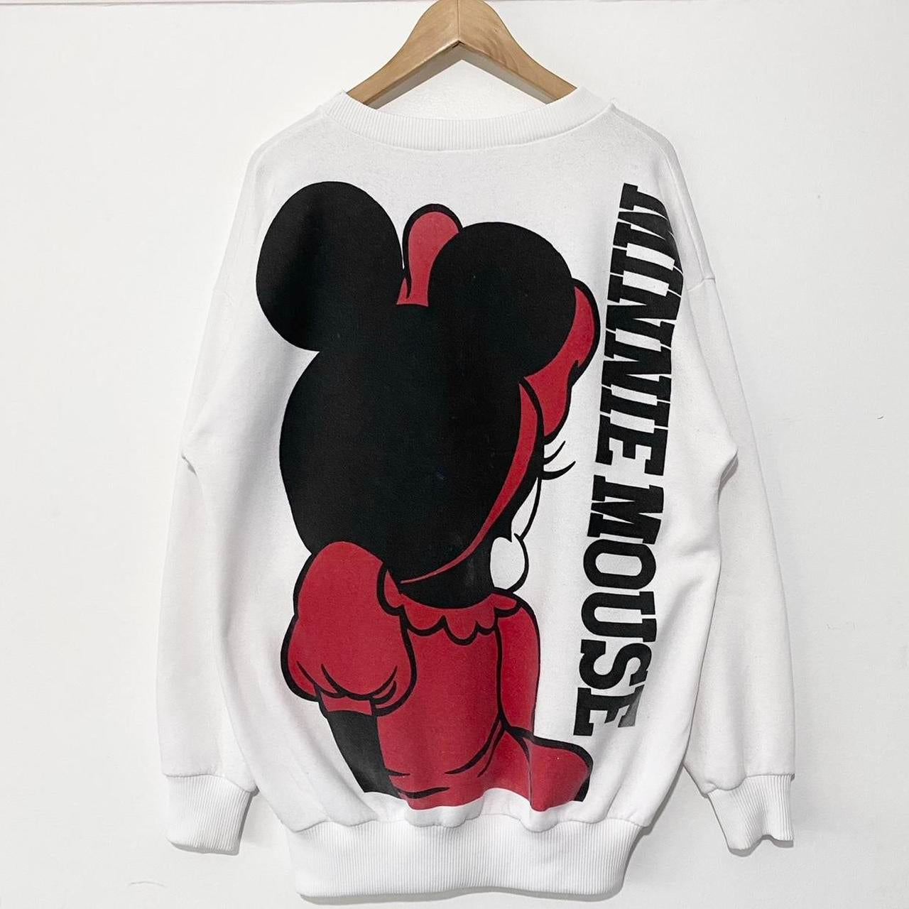 Vintage Minnie Mouse Big Print 90s Sweatshirt (M)