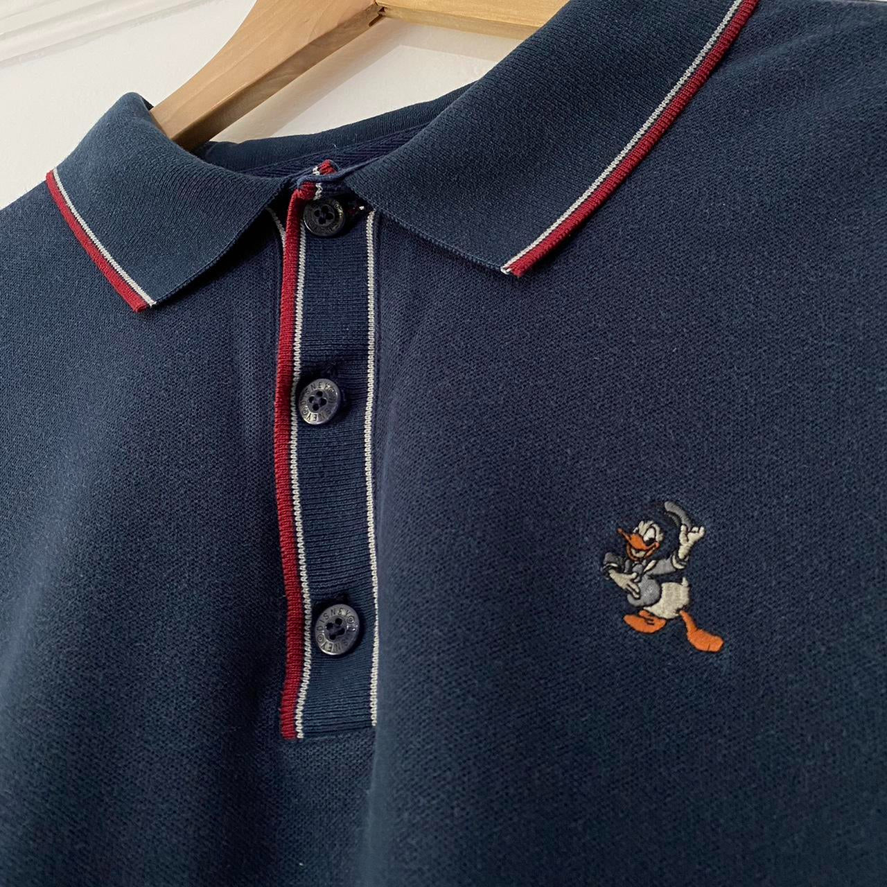 Vintage Donald Duck Disney Polo Shirt (L)