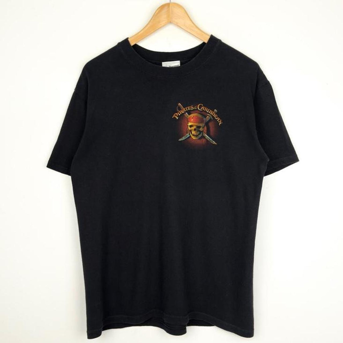 Disney Pirates of the Caribbean 2000s Black T Shirt (M)