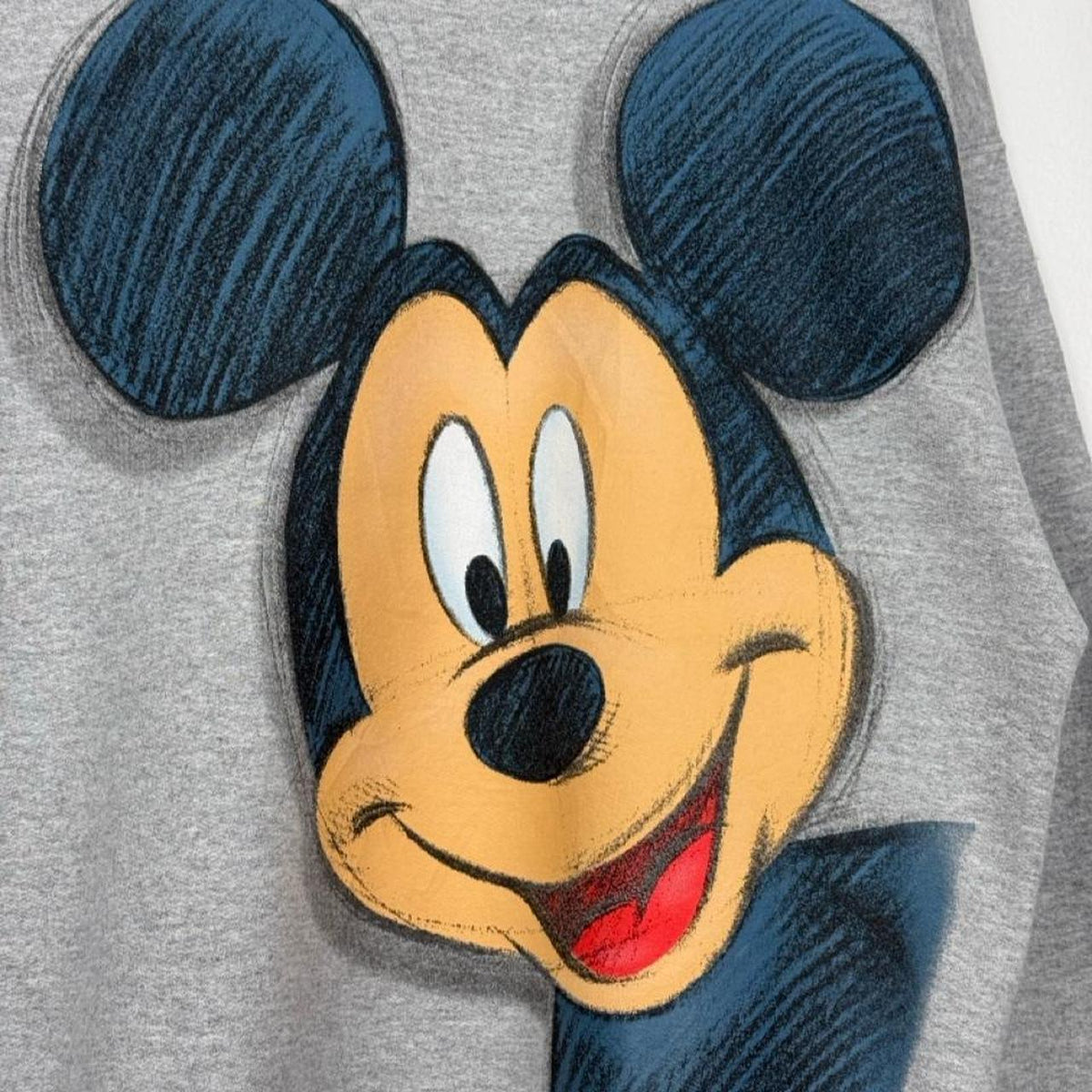 Disney Mickey Mouse Back & Front Grey Sweatshirt (L)