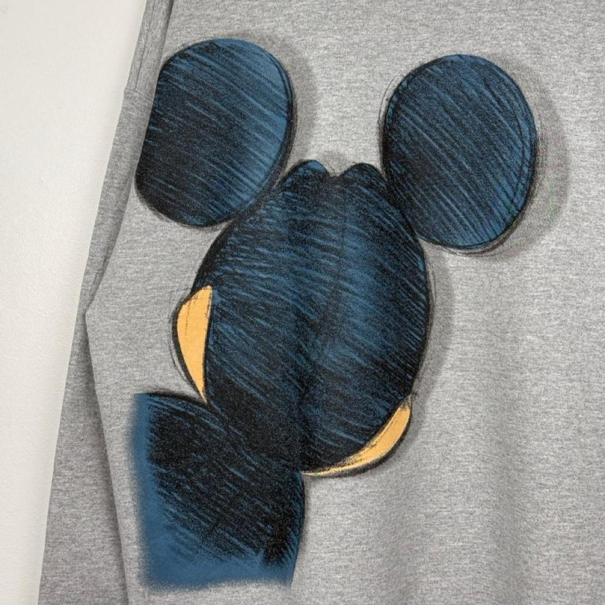 Disney Mickey Mouse Back & Front Grey Sweatshirt (L)