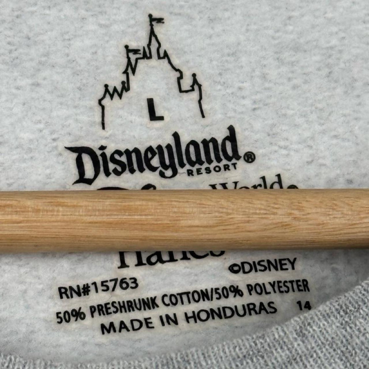 Disney Mickey Mouse Back & Front Grey Sweatshirt (L)