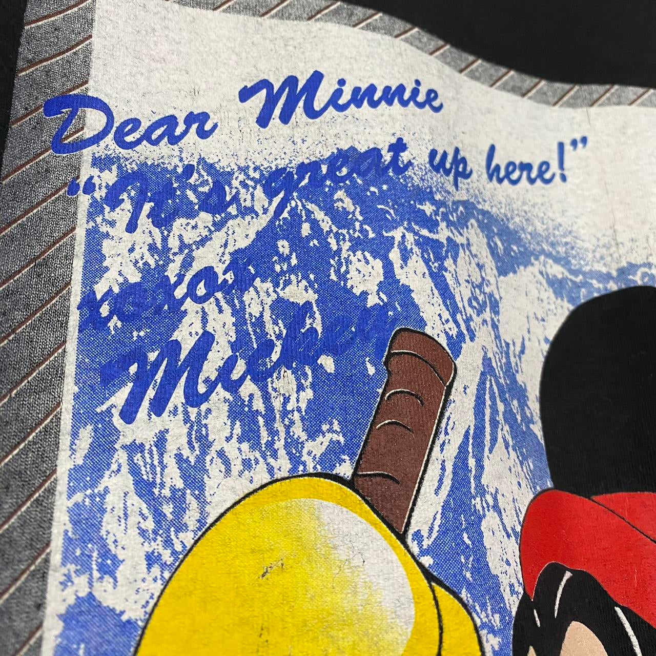 Vintage Mickey Skiing 90s T Shirt (XXL)