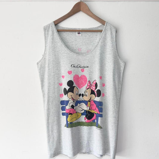 Vintage Mickey & Minnie California 90s Vest Tank Top (Ladies L)