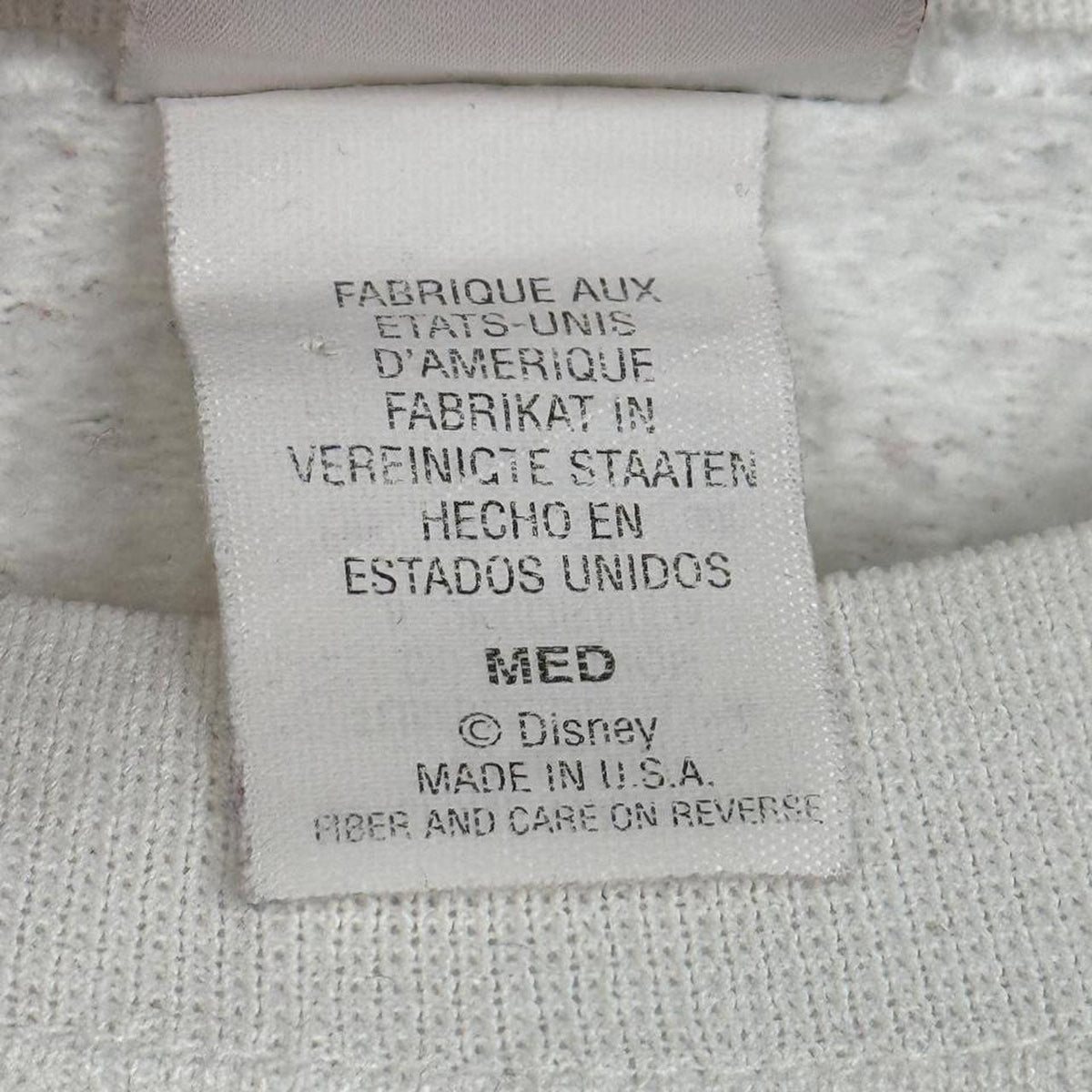 Vintage 90s Minnie Mouse Walt Disney World White Sweatshirt (M)