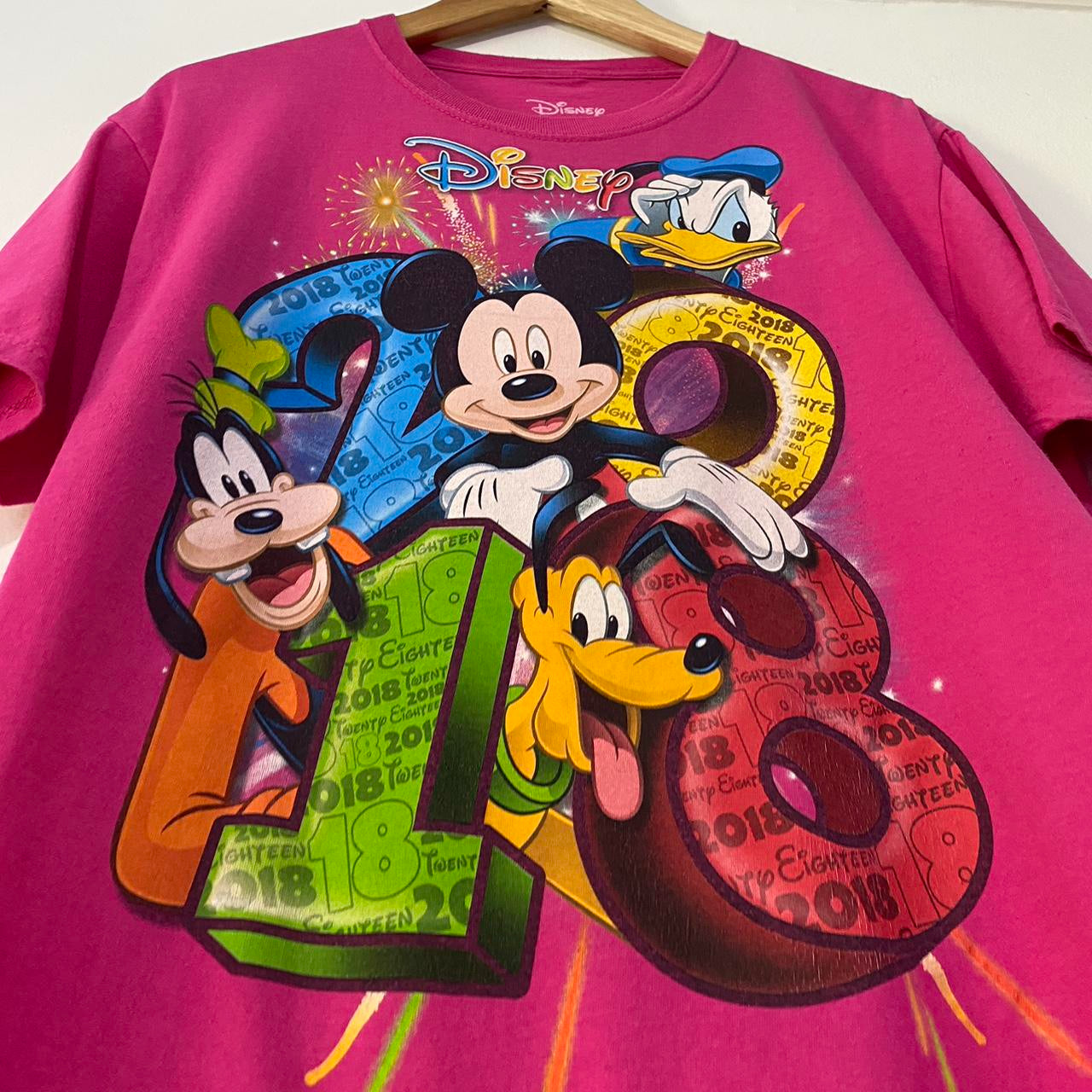 Disney 2018 Pink T Shirt (M)