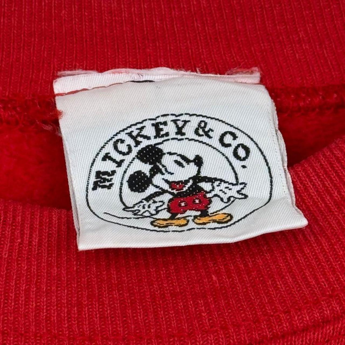 Vintage 90s Minnie Mouse Embroidered Red Sweatshirt (L)
