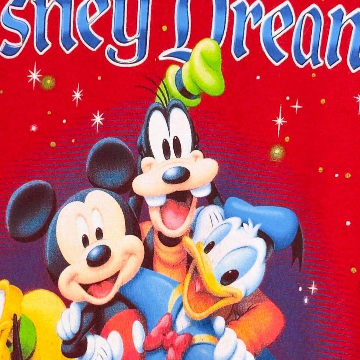 Mickey & Friends Disney Dreams Florida 2000s Red T Shirt (XL)