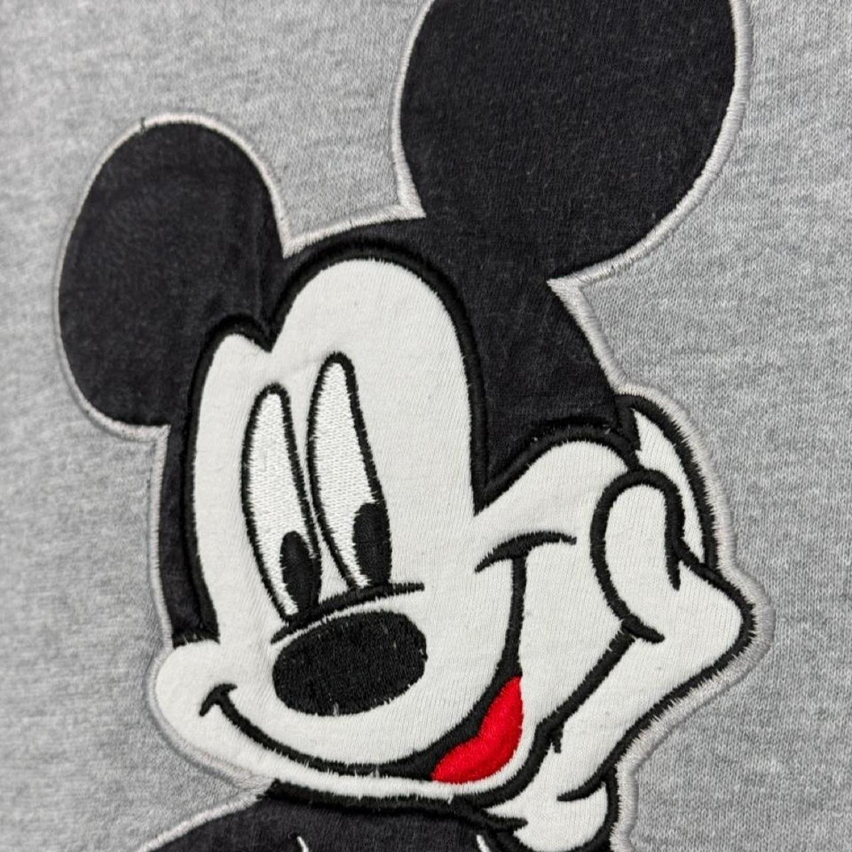 Vintage 90s Mickey Mouse Grey Hoodie (M)