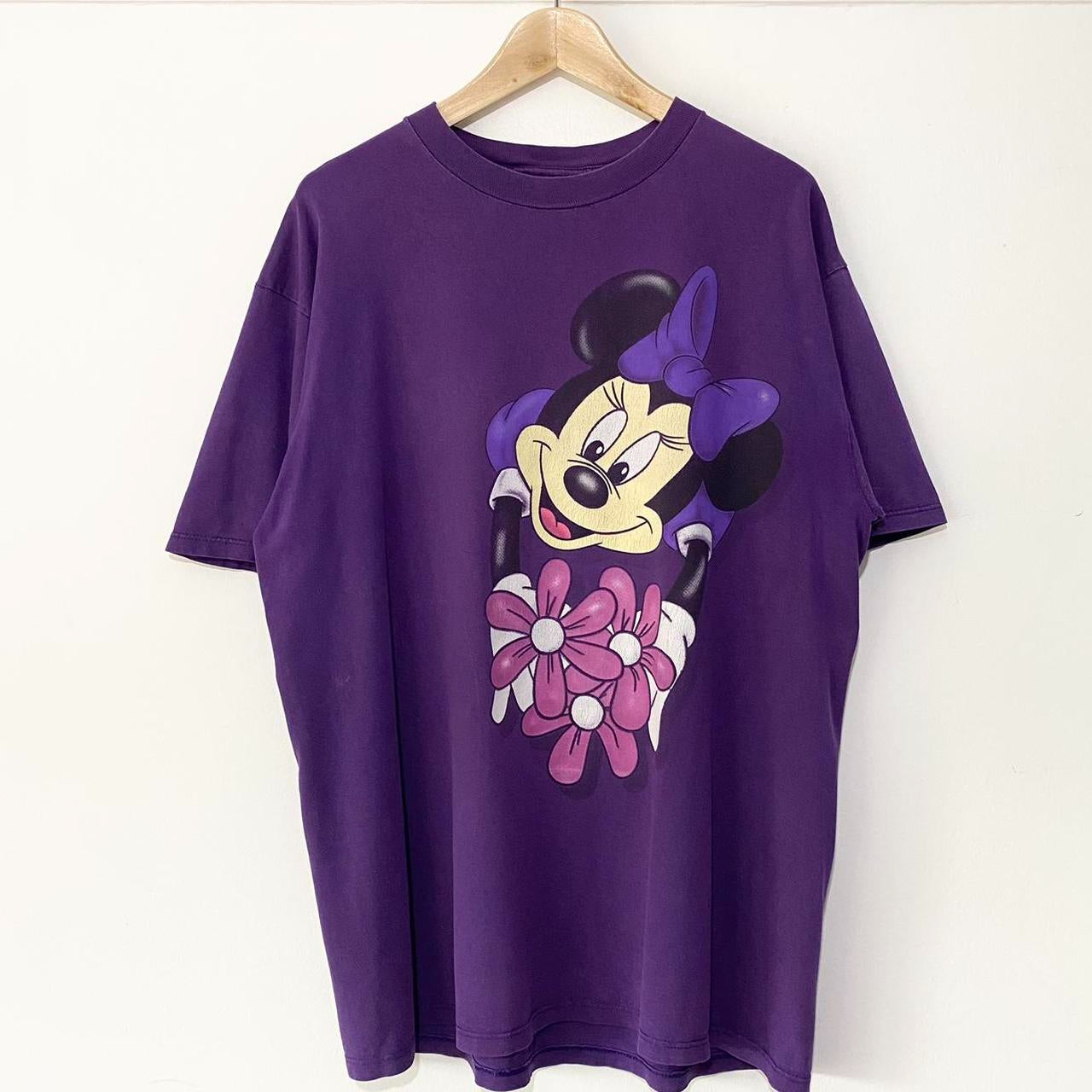 Vintage Minnie Mouse Flowers 90s T Shirt (XL)