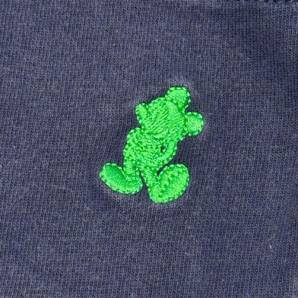 Vintage 00s Walt Disney World Mickey Emblem Navy Pocket T Shirt (M)