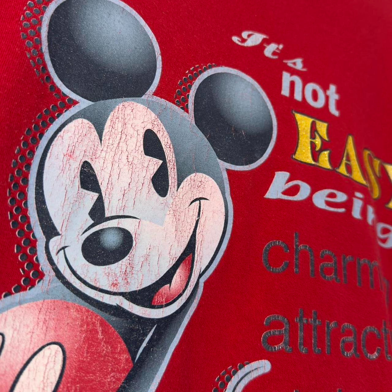 Vintage Mickey Mouse All Of The Above T Shirt (L)