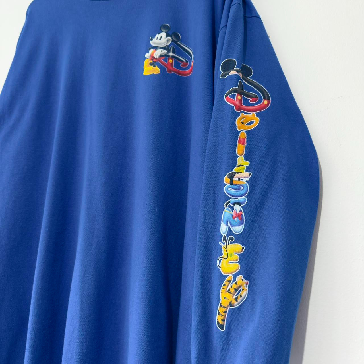 Vintage Disney Letters 00s Long Sleeve (XL)