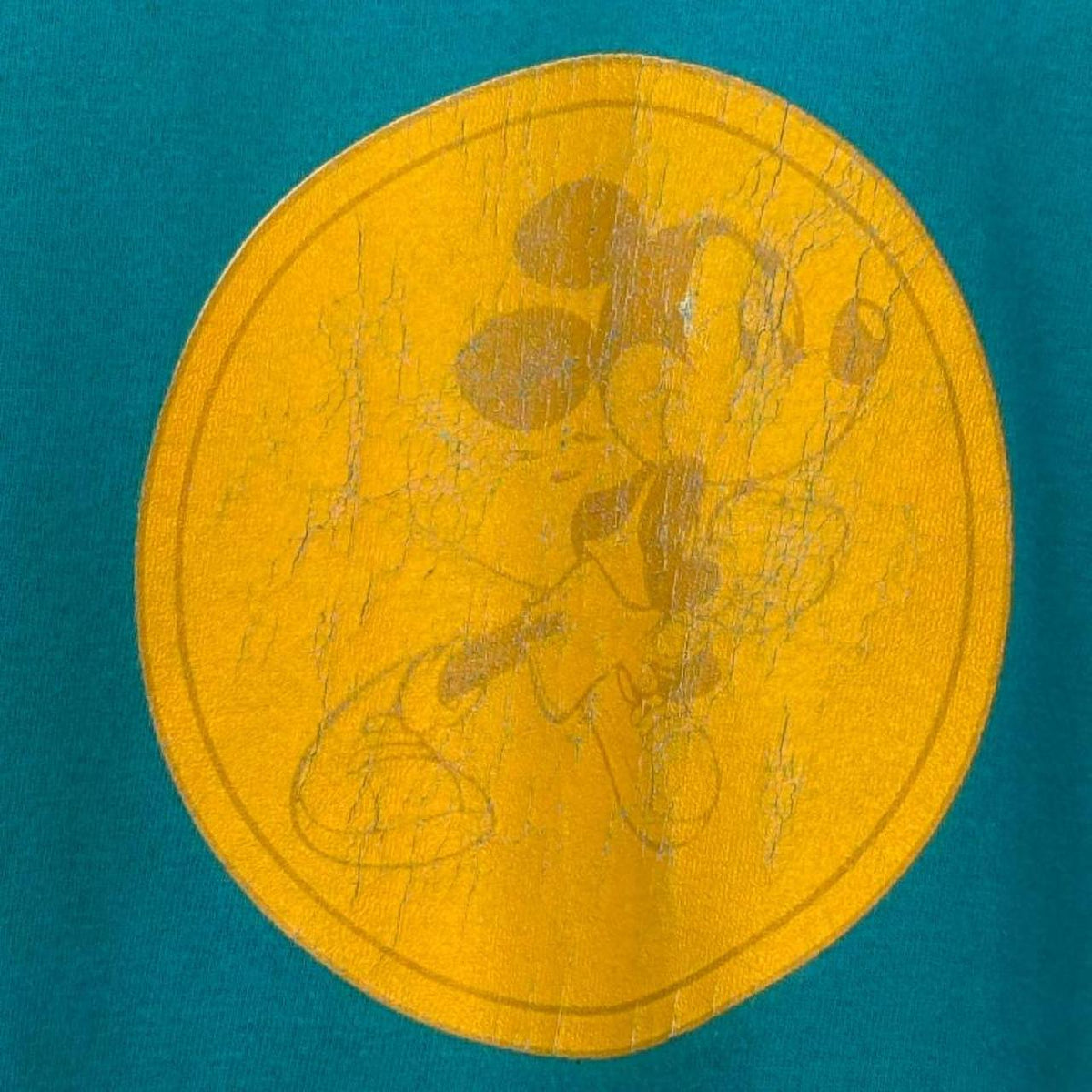 Vintage 1994 Walt Disney World Marathon Teal T Shirt (XL)