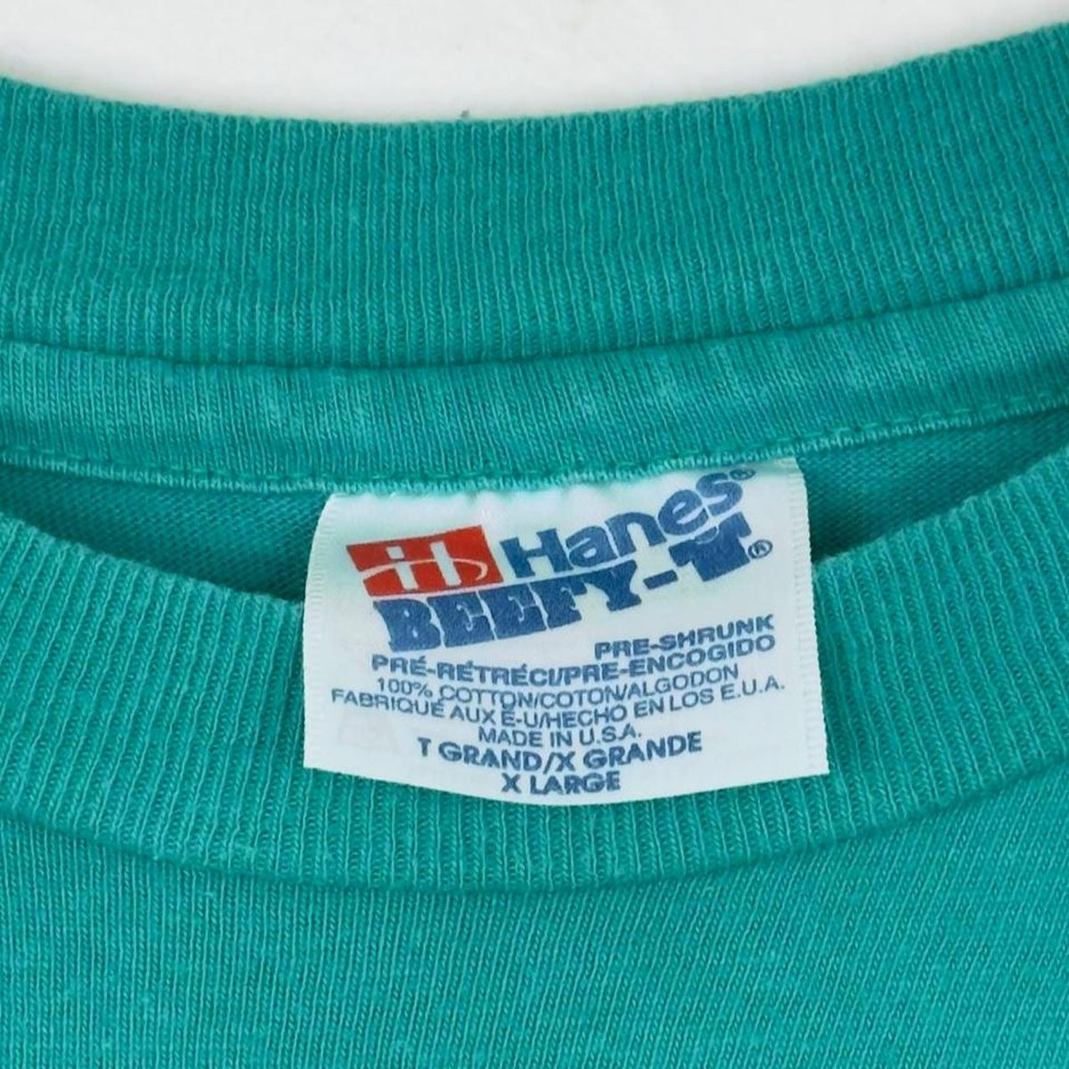 Vintage 1994 Walt Disney World Marathon Teal T Shirt (XL)