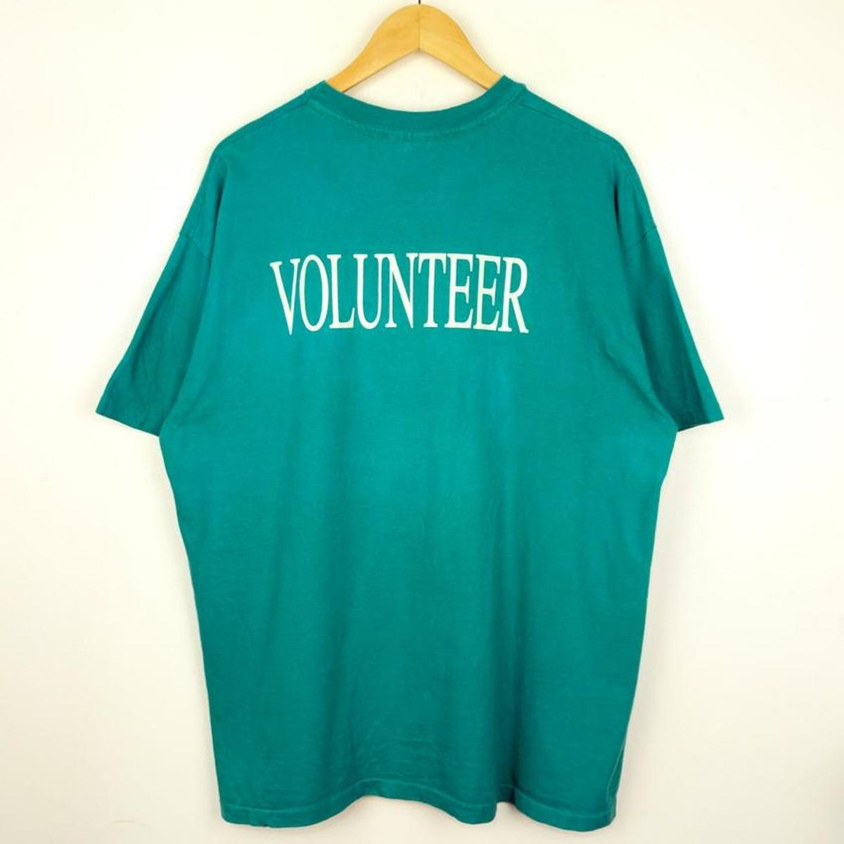 Vintage 1994 Walt Disney World Marathon Teal T Shirt (XL)