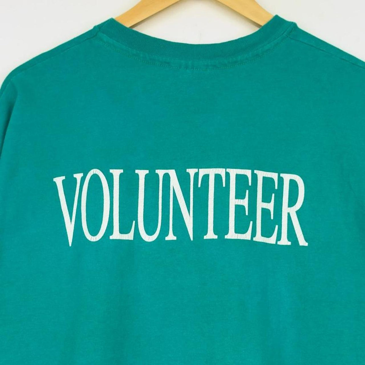 Vintage 1994 Walt Disney World Marathon Teal T Shirt (XL)