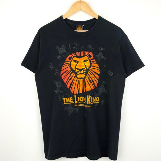 Disney The Lion King Broadway Musical 2000s Black T Shirt (M)