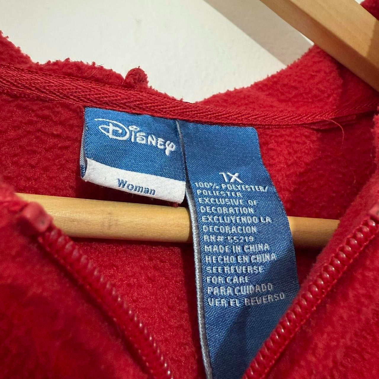 Mickey Mouse Spell Out Hoodie (L)