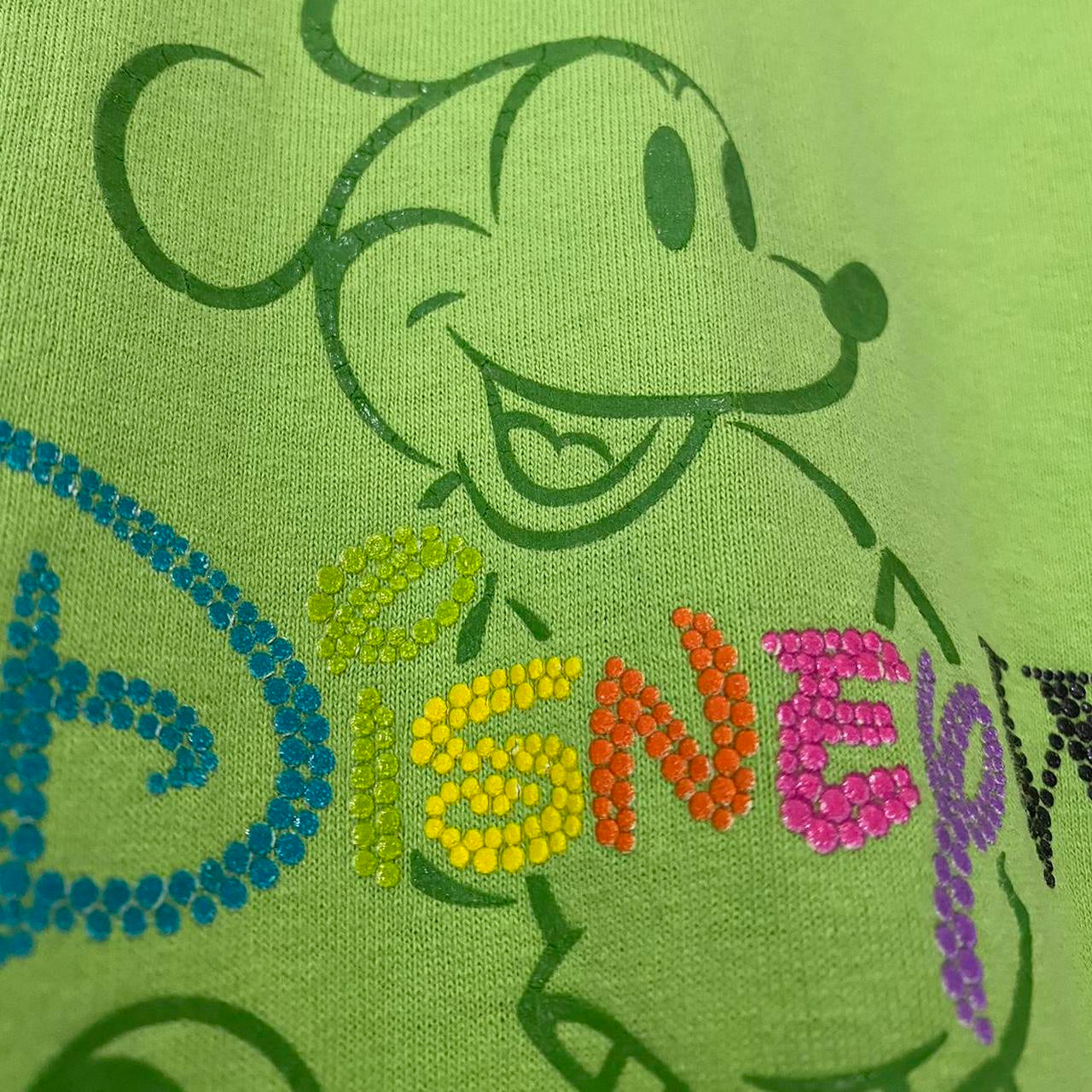 Vintage Walt Disney World Green T Shirt (XL)