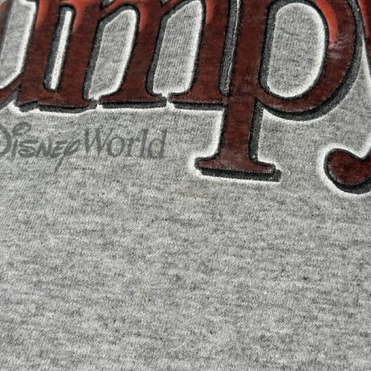 Vintage 00s Grumpy Walt Disney World Grey T Shirt (L)